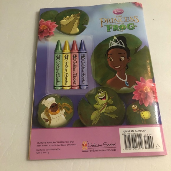 Disney The Princess and The Frog Coloring Book - Picture 7 of 7